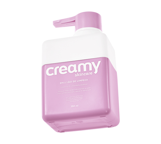 Limpador suave hidratante Emulsão de Limpeza - Creamy