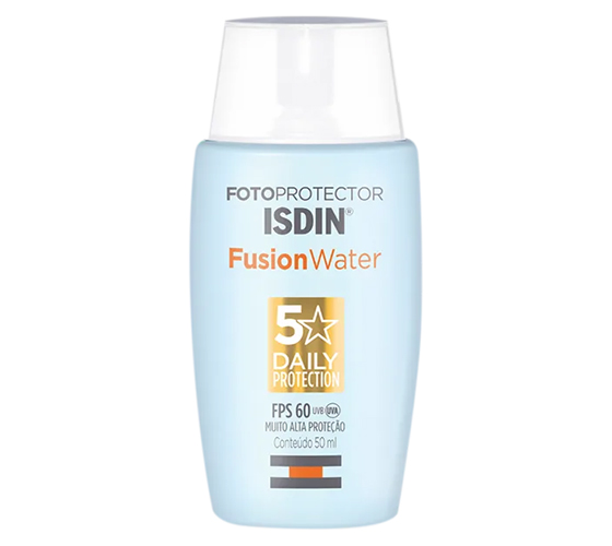 Protetor solar facial Fotoprotector Fusion Water 5 Stars FPS 60 - ISDIN